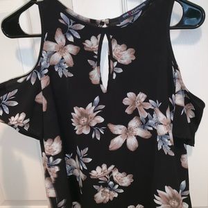 Cold shoulder blouse